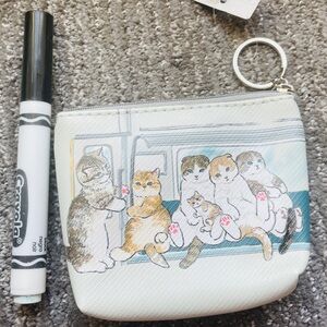 Mofusand coin pouch keychain